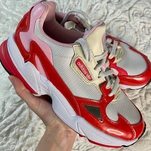 NWOT Adidas Falcon Pink February Sz 9